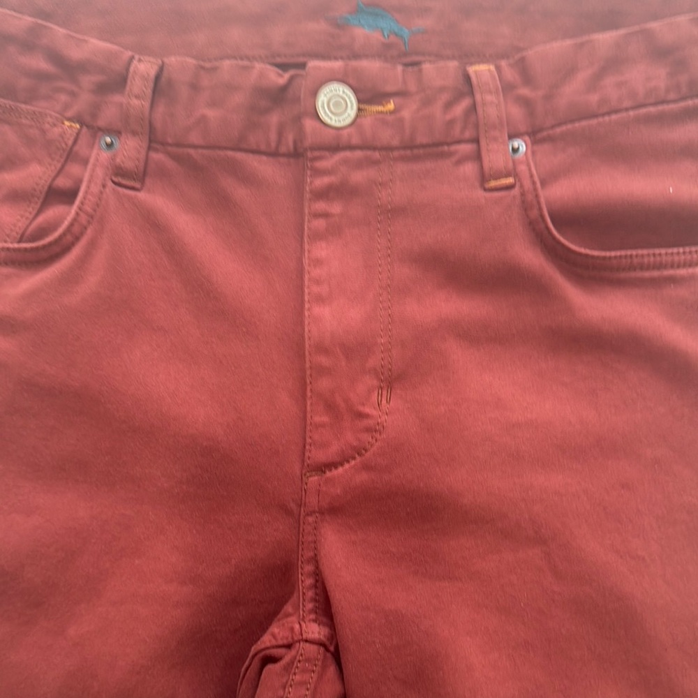 Tommy Bahama Red Straight Jeans Fashion-Forward Style